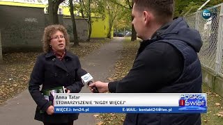 Anna Tatar z NIGDY WIĘCEJ – komentarz na temat kamienicy, w której urodził się Hitler, 18.10.2016.