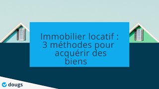 Réussir votre immobilier locatif : avec ou sans SCI ? - #Webinar