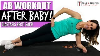 Ab Workout After Baby - Postpartum Ab Exercises - Diastasis Recti Safe Workout