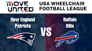 Buffalo Bills vs. New England Patriots | USA Wheelchair Football Tournament 2023 | Buffalo, New York