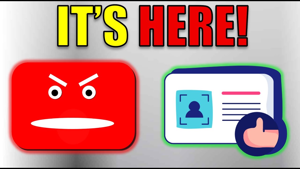 Youtube S Id Verification Starts Now Youtube