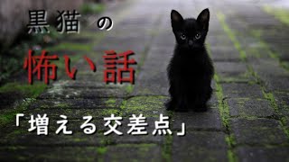 【怖い話】【朗読】【黒猫の怖い話】「増える交差点」　投稿者　prudence1968様　奇々怪々より