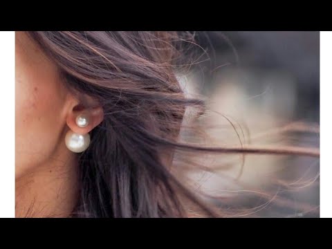 How To Make Double sided Pearl Earrings//Dior Earrings//Trendy Earrigs..! How To Make Double sided Pearl Earrings//Dior Earrings//Trendy Earrigs..!