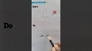 how to draw a nose step by step tutorial #art #shorts #viralshorts #creative #draw
