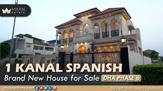 1 Kanal Spanish Design House | DHA Phase 6 Lahore