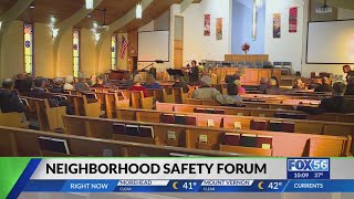 Lexington City Council members hold neighborhood safety forum