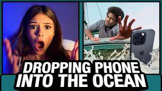 DROPPING PHONE IN WATER on OMEGLE