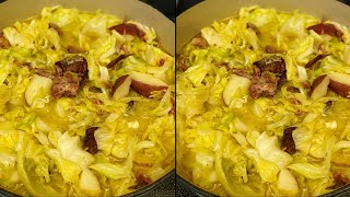 Southern Cabbage W/Smoked Turkey Necks