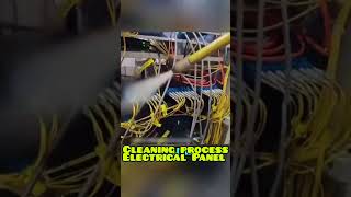 Electrical Panel. Cleaning process