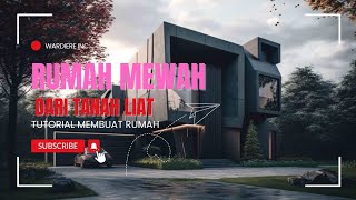 tutorial buat rumah mewah dari tanah liat ditengah hutan