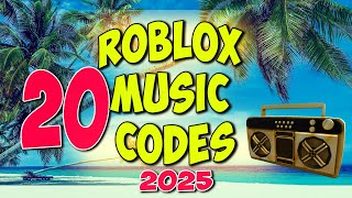 20+ NEW ROBLOX MUSIC CODES ID(S) 2025 [WORKING CODES]