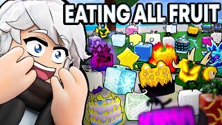 Eating EVERY DEVIL FRUIT In Blox Fruits (Roblox)