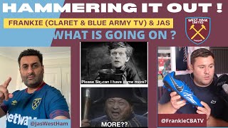 WEST HAM FC /WHAT IS GOING ON ? /TRANSFER WINDOW UPDATE #COYI #WHUFC #WESTHAM @ClaretBlueArmyTV
