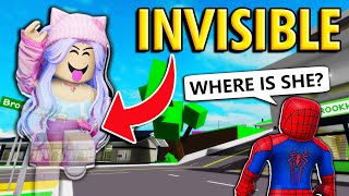 I Went INVISIBLE to CHEAT in HIDE & SEEK Roblox Brookhaven!