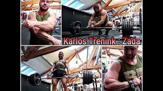 Karlos Trénink : Záda - Den Mrtvých tahů ... 240 kg jak nic (1/4 , 4.12.2016)