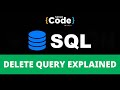 SQL Delete Query Explained | How To Delete Records From SQL Table? | SQL Tutorial | SimpliCode