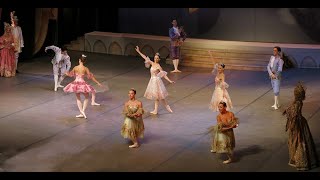 Scenes from the ballet Sleeping Beauty performed by opera and Ballet Theater artists