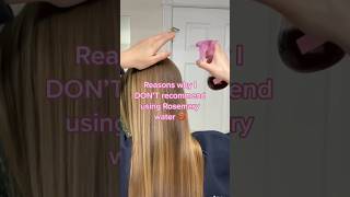 It didn’t feel right not to warn you guys 😔😰 #haircare #hairgrowth #rosemarywater  #hairtok