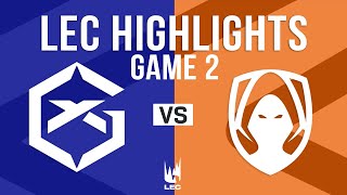 GX vs TH Game 2 Highlights | LEC 2025 Winter Playoffs Round 1 | GIANTX vs Team Heretics G2