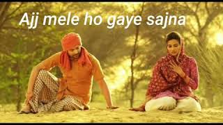 Angrej | mele nu chaliye |vanjhali vaja| Lyrics| Amrinder gill | Punjabi songs |All time favourite