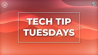 Tech Tip Tuesday Ep18: Tips for a smooth semester including preventing lockouts, antivirus \u0026 more.