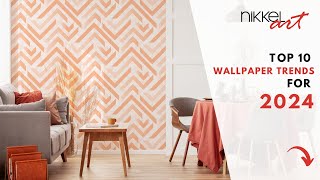 Top 10 wallpaper trends for 2024 -  check out what's trending! #wallpaper #trends #2024