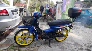 Yamaha sokan,yamaha sport,y100..Sebulan sekali pon ssh nak panas enjin...bz kije....