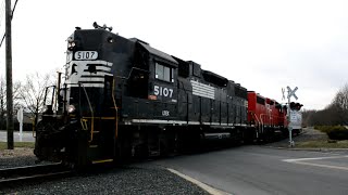 Chasing An Ex Southern Highhood On The Raritan Central Railway, Railfanning, Edison, NJ Jan 25, 2021