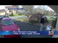 Man wanted in package theft in New Castle County