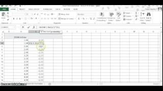 Excel Demonstration Normal Quantile Plot