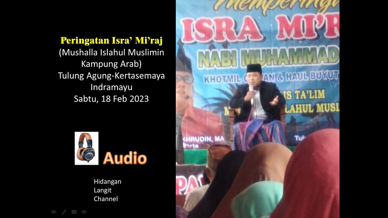 Ceramah Isra Mi'raj Bag 1 - YouTube