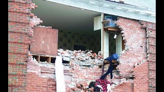 Brick Cavity Wall (1+1) Shake-table testing - Retrofitted