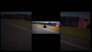 uncontrolled motorcycle at high speed #Shorts