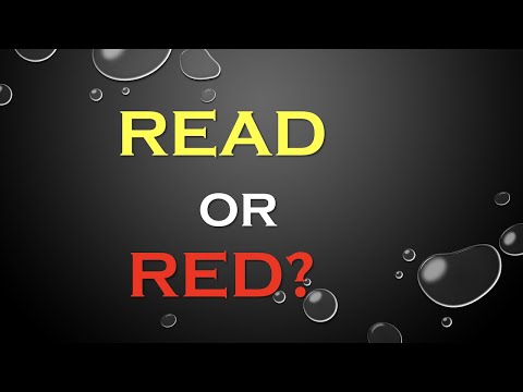 How do you say read in past tense?