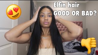 The TRUTH About Elfin Hair | HD LACE WIG 4x4 CLOSURE HONEST REVIEW!