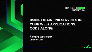 Using Chainlink Services in Your Web2 Applications: Code Along