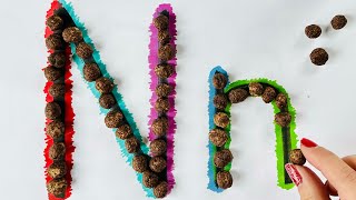 Easy Letter N Craft for Kids | Alphabet Practice N n | Preschool Hands-On Learning