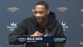 Willie Green recaps win | Pelicans-Kings Postgame Interview 2/13/25