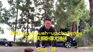 Weiping Show| 傻人有傻福，365 days push-up challenge, day 79