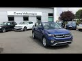 Brand New Volkswagen T-Cross SE 1.0TSI 110PS DSG in Reef Blue Metallic