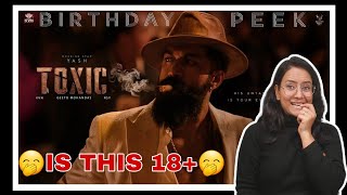 Toxic: Birthday Peek Reaction | Rocking Star Yash | Sadhana Reaction