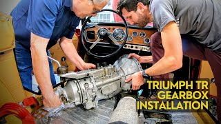 Triumph TR4 Gearbox Install: Tackling the Tough Part