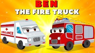 Fire Truck with The Police Car and Ambulance | Emergency Cars Cartoon for kids