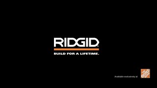 RIDGID Commercial – Build for a Lifetime. (Full Video)