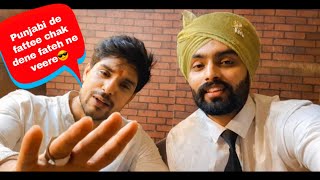 When fateh(Ankit gupta) speaks Punjabi 😁 | bts udaaryian | virsa vlogs