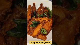 AndhraFamous Crispy Pachi Nethallu fish pakodi perfect Anchovy fishfry recipe @Cutysworldofficial