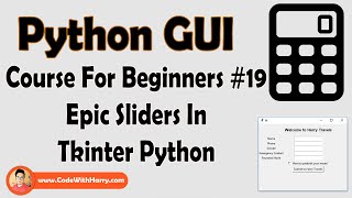 Sliders In Tkinter Using Scale() | Python Tkinter GUI Tutorial In Hindi #19