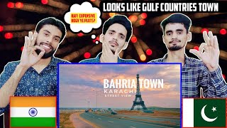 Indian Reaction On Bahria Town Karachi Street View (2020) | Expedition Pakistan | OP Bros Reaction