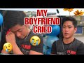 MY BOYFRIEND CRIED