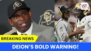 Deion Sanders Will Not Let Son Shedeur Play for Certain NFL Teams | Coach Prime's Bold Statement